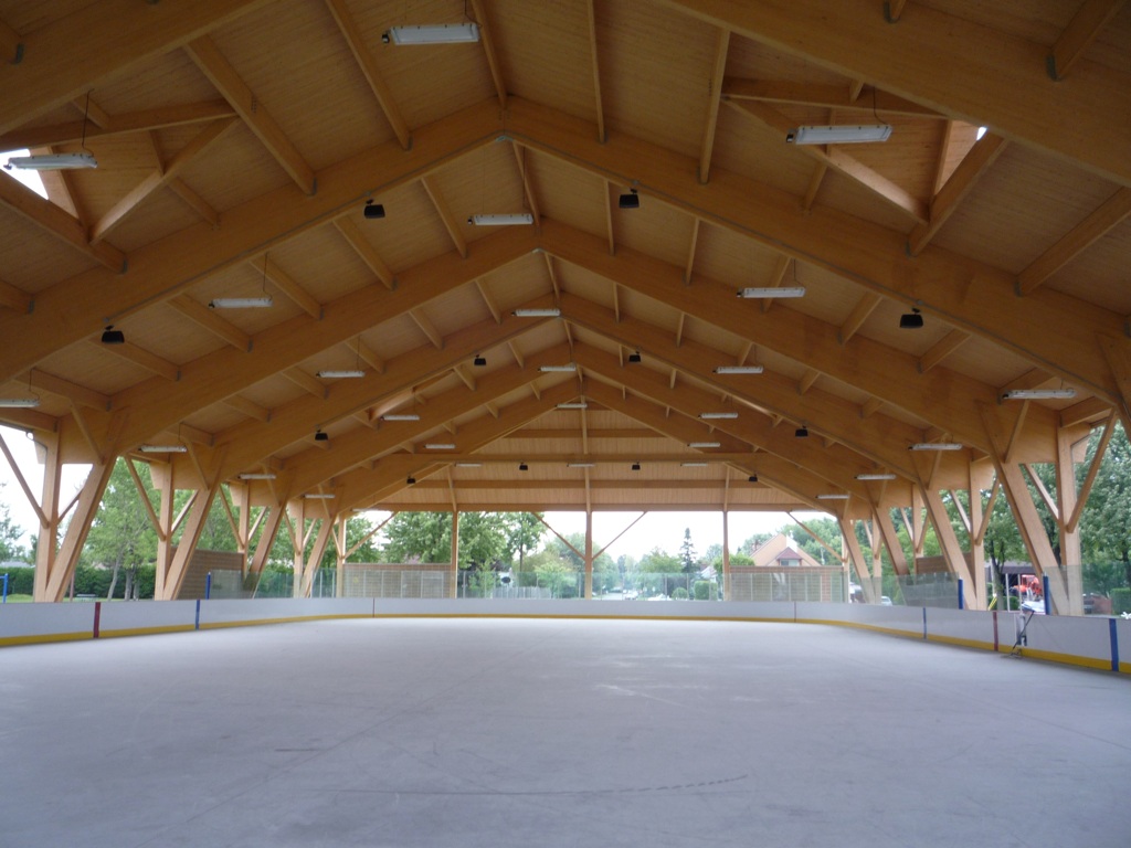 'Patinoire extérieure couverte de McMasterville Cecobois 