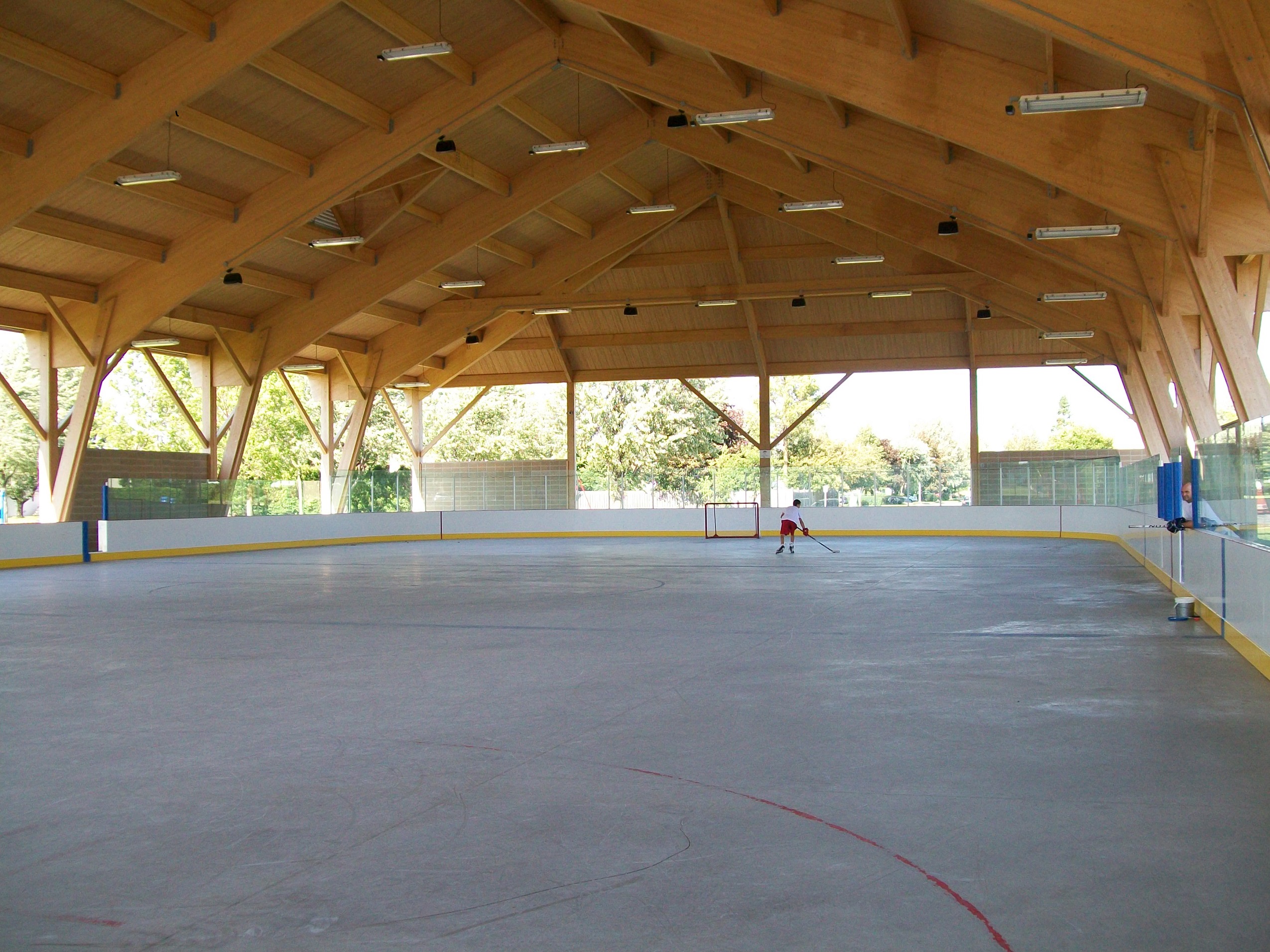 'Patinoire extérieure couverte de McMasterville Cecobois 