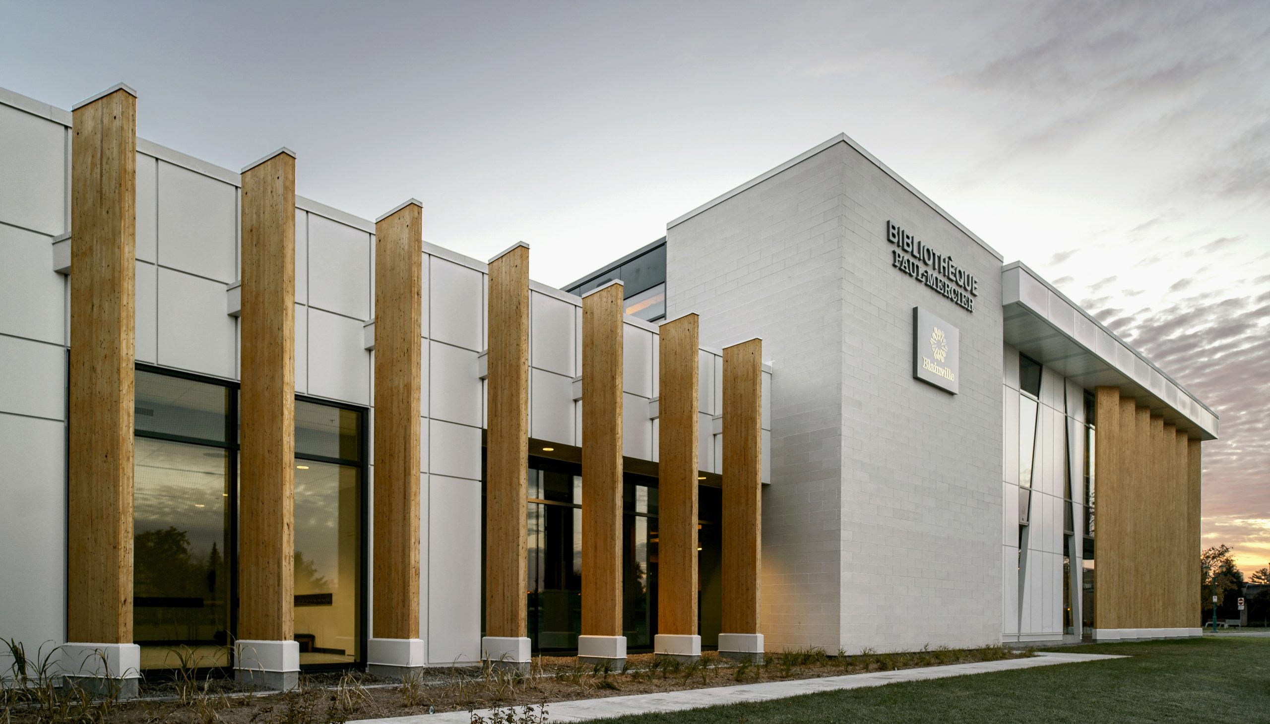 'Bibliothèque municipale Paul-Mercier de Blainville Cecobois 