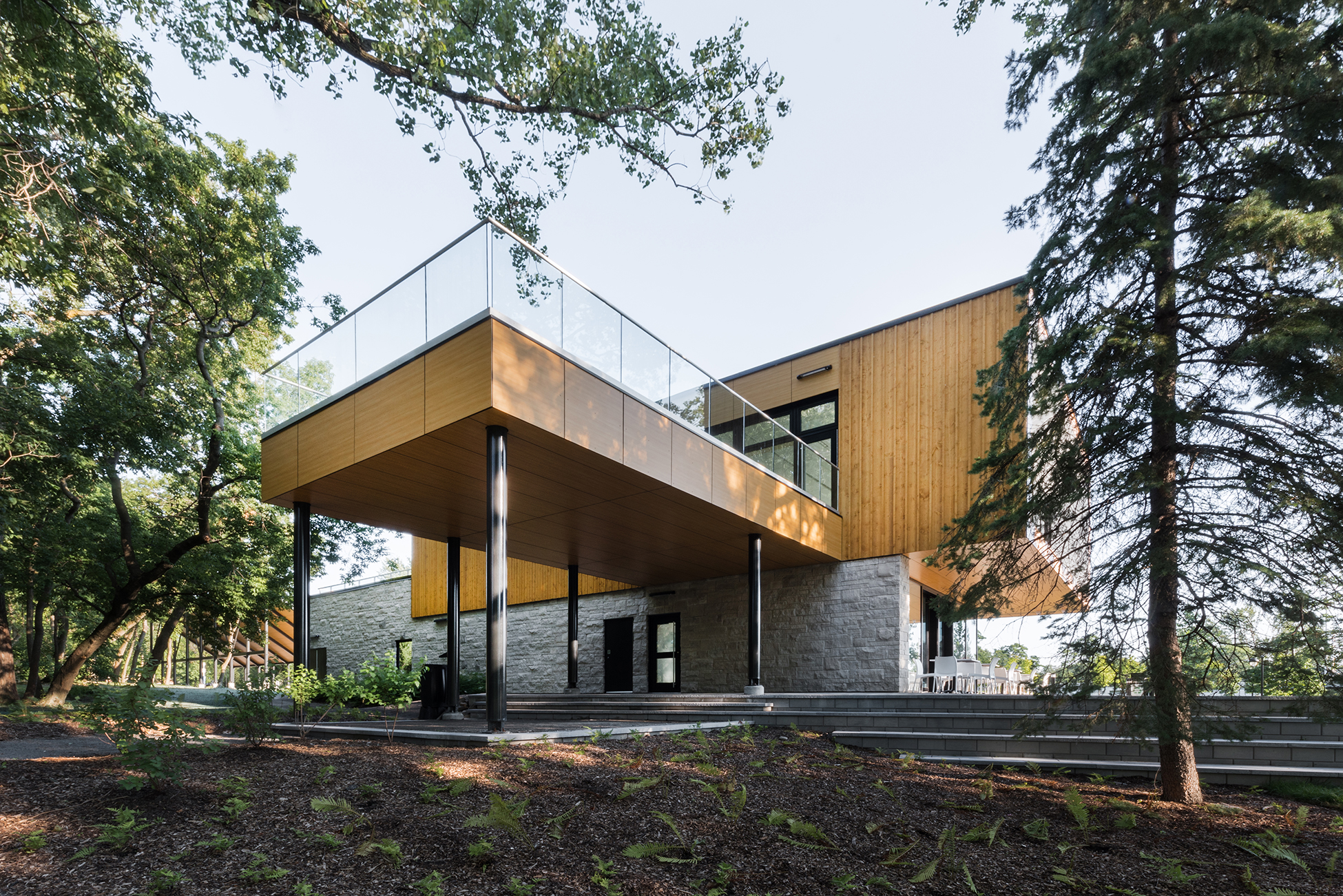 'Pavillon d’accueil du Parcours Gouin Cecobois 