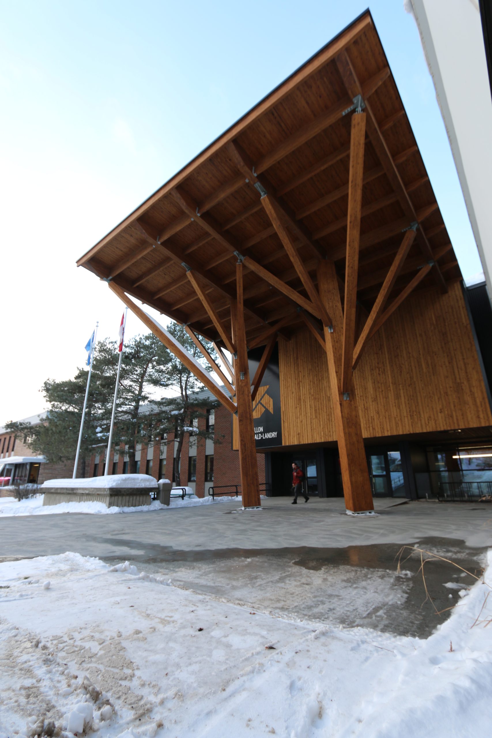 'Réfection de l’entrée principale du Cégep de Rivière-du-Loup Cecobois 