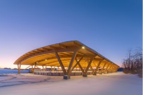 'Patinoire réfrigérée couverte du parc Haendel Cecobois 