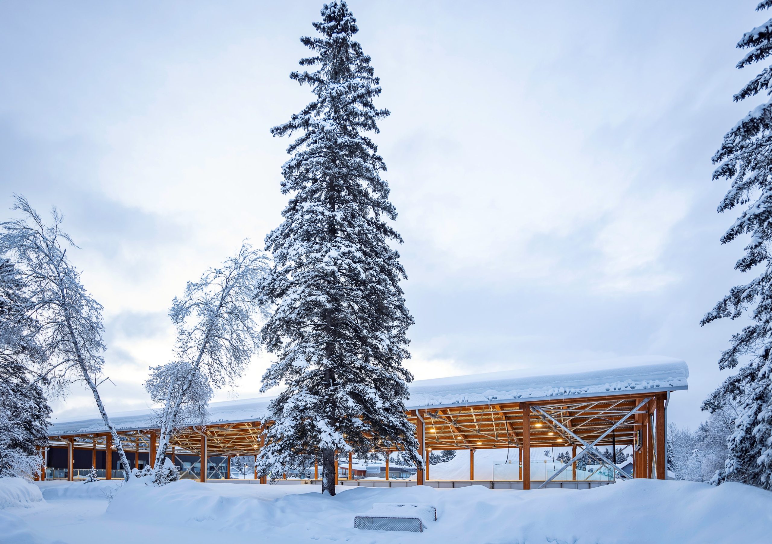 'Préau de Saint-Gabriel-de-Valcartier Cecobois 