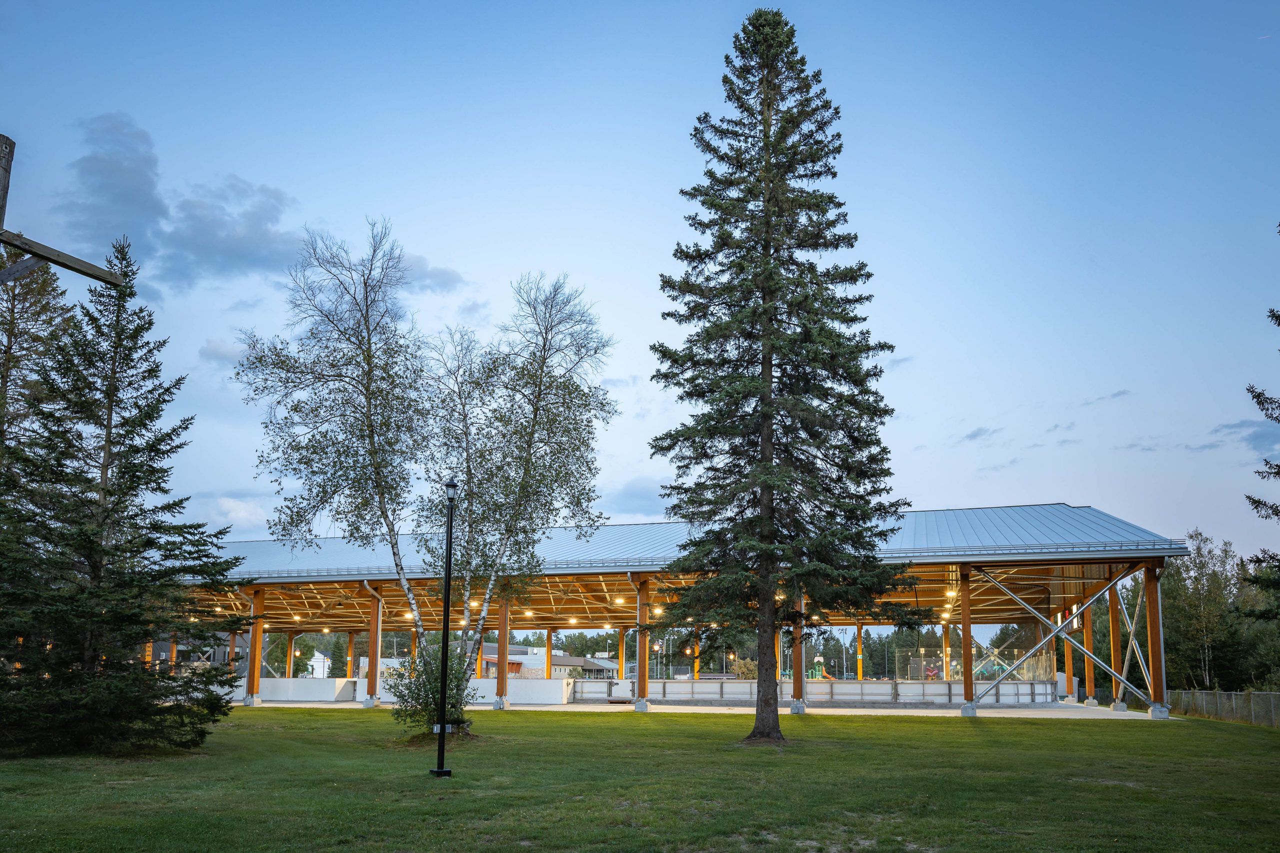 'Préau de Saint-Gabriel-de-Valcartier Cecobois 