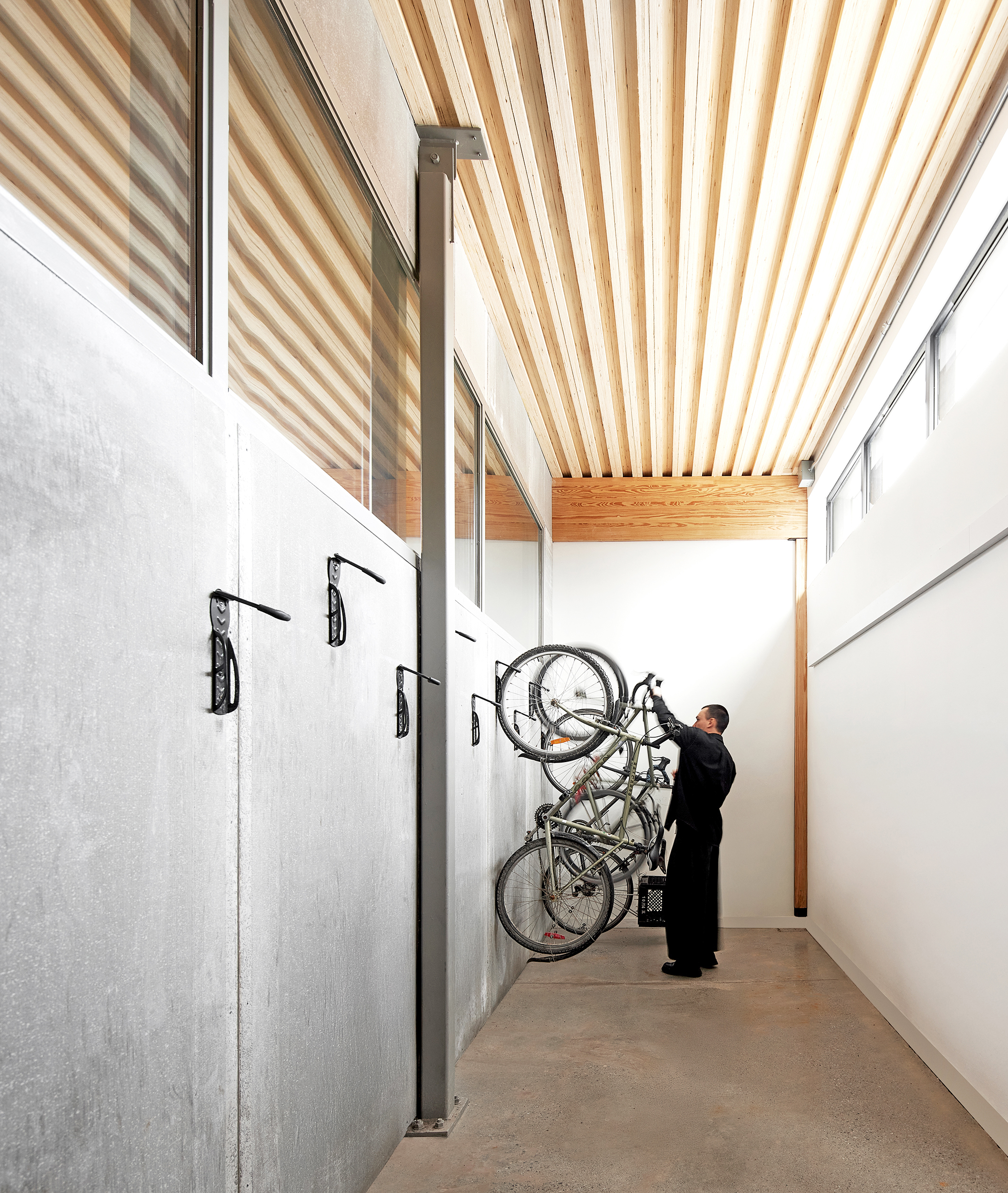 'Agrandissement des bureaux de Jodoin Lamarre Pratte architectes Cecobois 