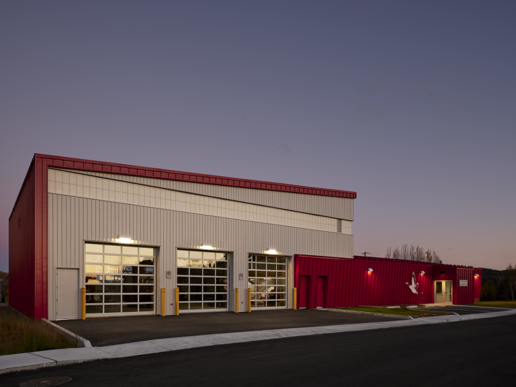 'Caserne de pompiers de Wemotaci Cecobois 