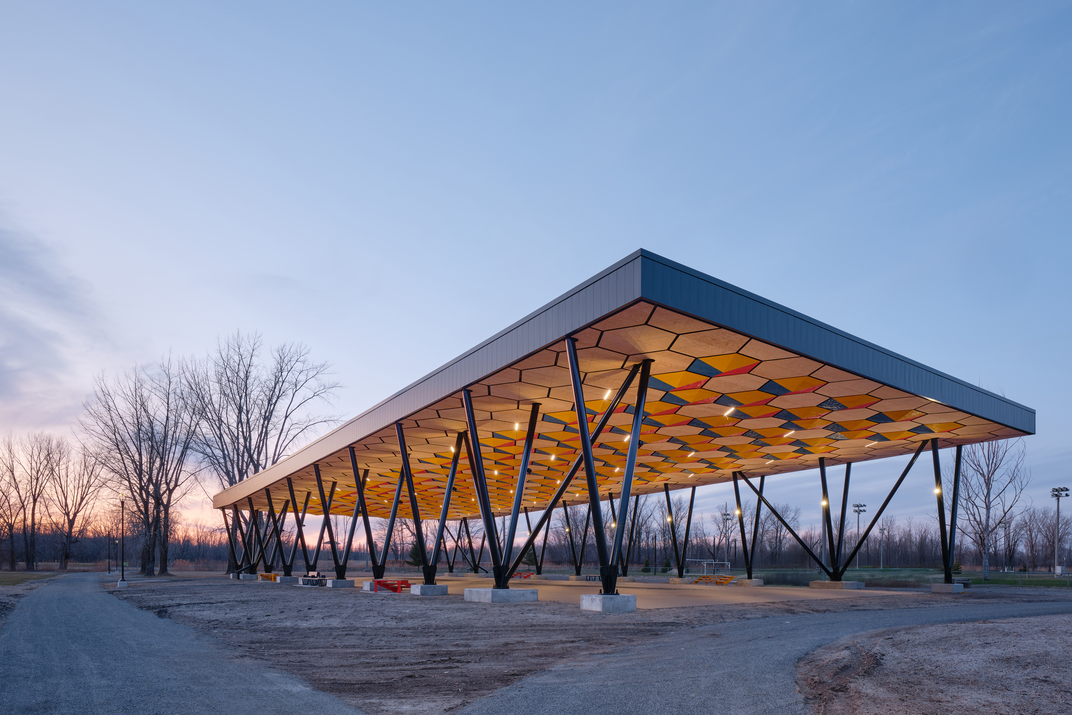 'Patinoire Parc Le Rocher Cecobois 