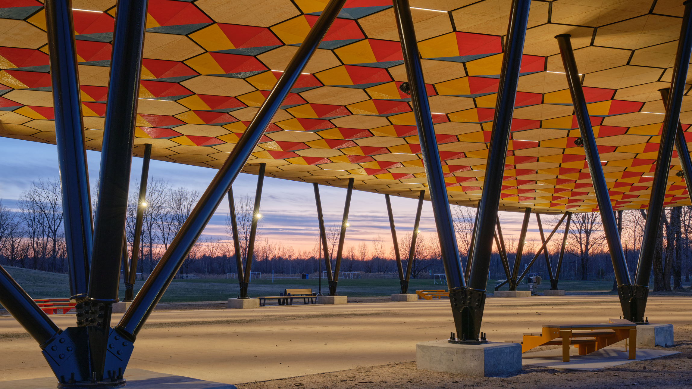 'Patinoire Parc Le Rocher Cecobois 